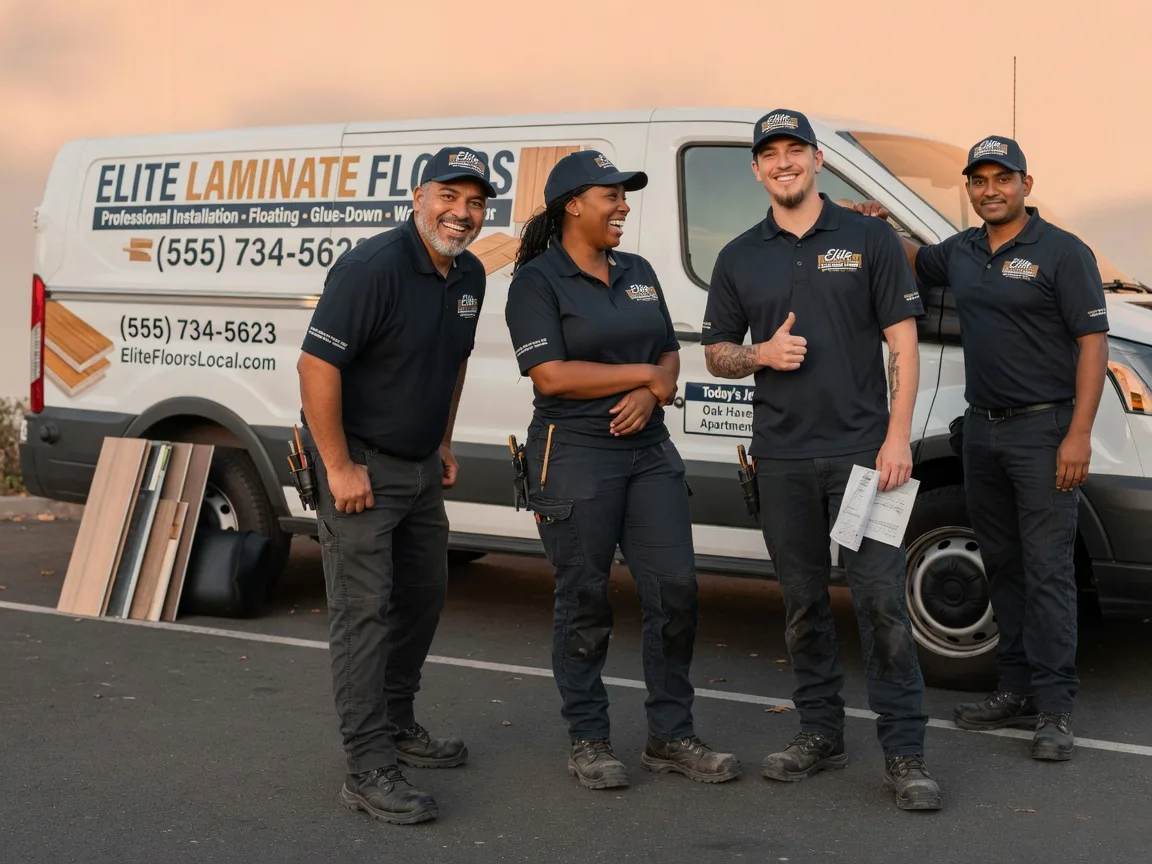 Laminate flooring installation company in Telferner, TX